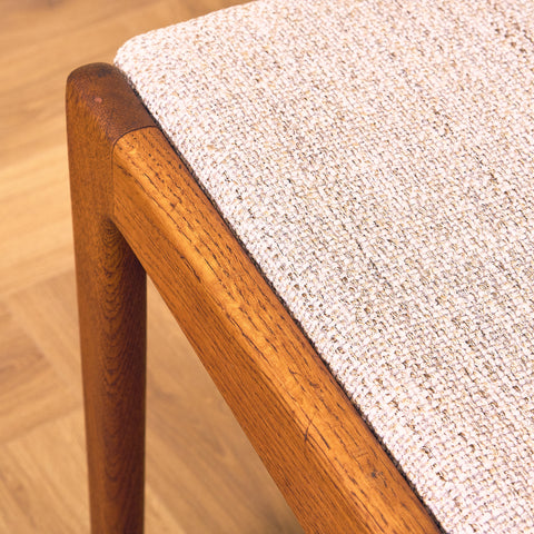 Dining chairs in teak & solid oak by Slagelse Møbelværk