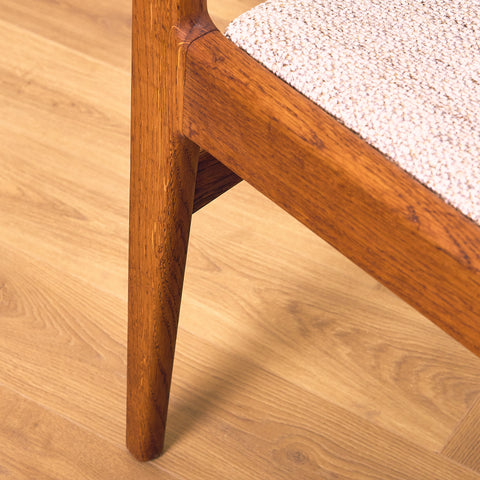 Dining chairs in teak & solid oak by Slagelse Møbelværk