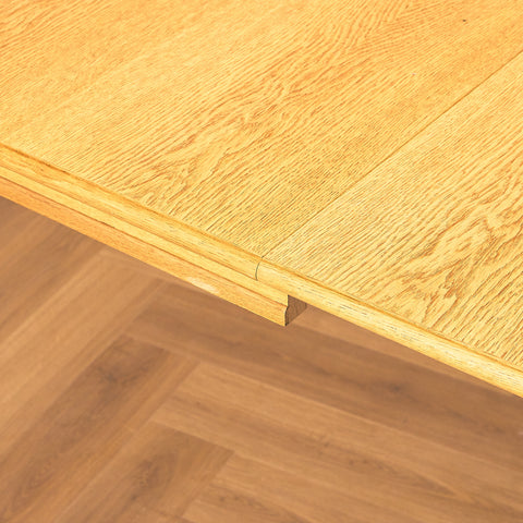 Swedish round dining table in oak by Svante Skogh, model "Vindö"