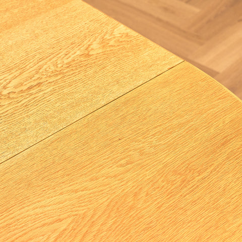Swedish round dining table in oak by Svante Skogh, model "Vindö"