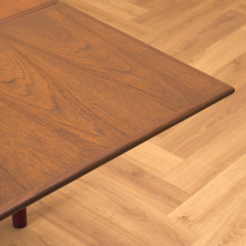 Danish dining table in teak