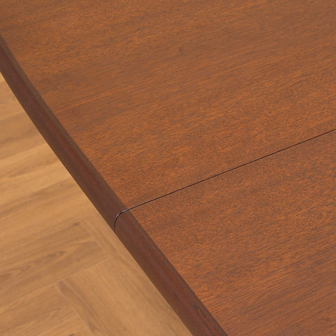Danish oval dining table in mahogany by Skovby Møbelfabrik