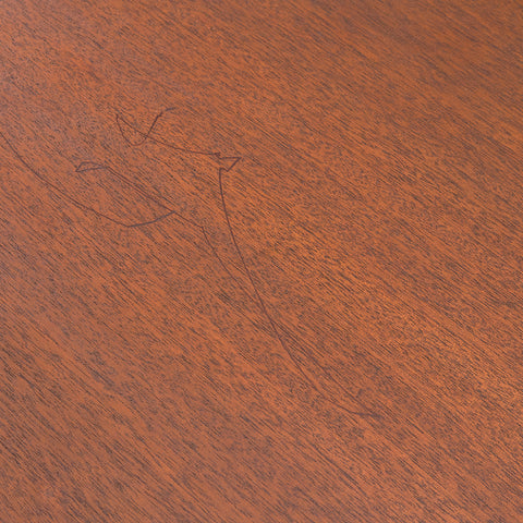 Danish oval dining table in mahogany by Skovby Møbelfabrik