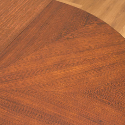 German round dining table in Santos rosewood by Rincklake van Endert