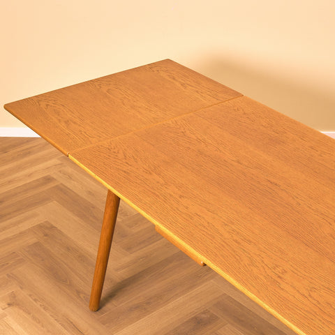 Danish rectangular dining table in oak by Poul M.Volther for FDB