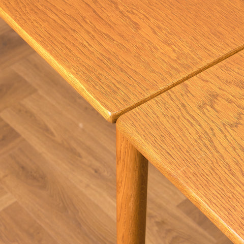 Danish rectangular dining table in oak by Poul M.Volther for FDB