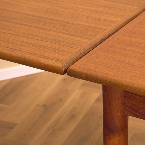 Danish rectangular dining table in teak