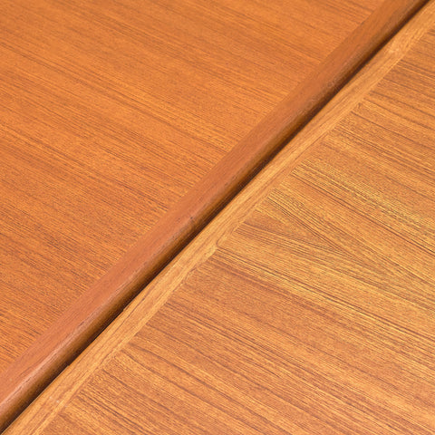 Danish rectangular dining table in teak