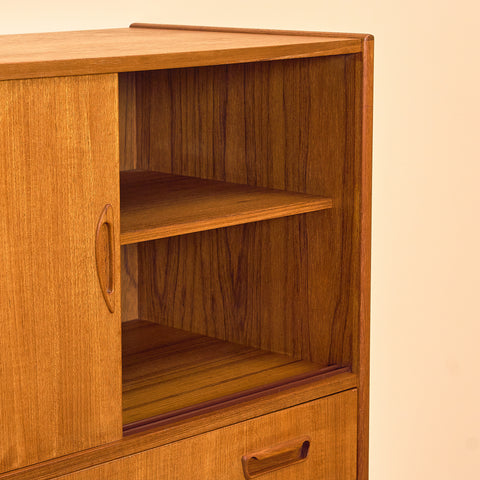 Danish cabinet / bar cabinet in teak by Gunnar Nielsen Tibergaard