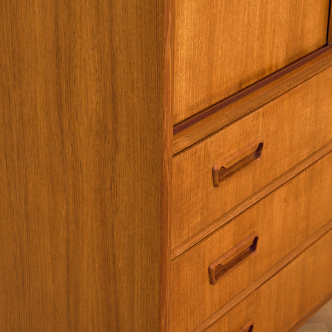 Danish cabinet / bar cabinet in teak by Gunnar Nielsen Tibergaard