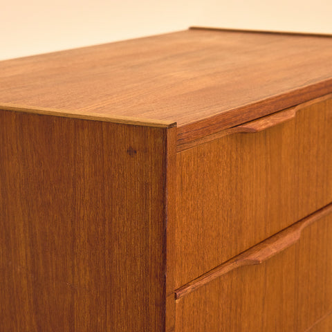 Danish chest of drawers in teak