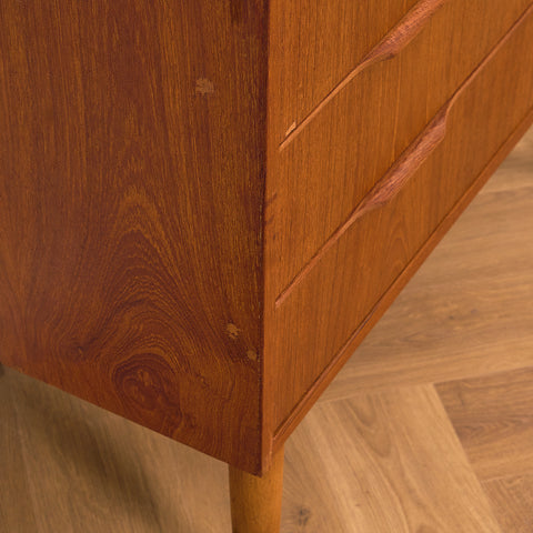 Danish chest of drawers in teak