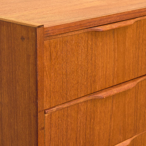 Danish chest of drawers in teak