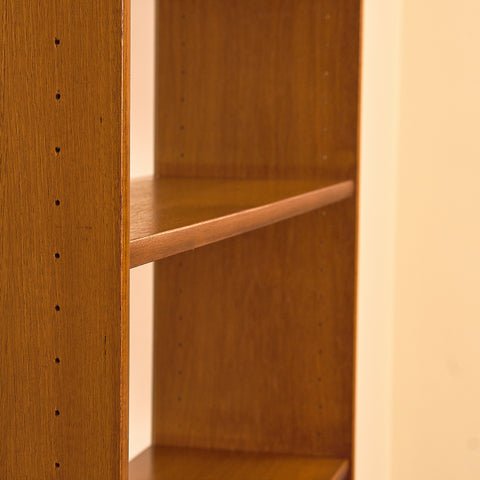 Swedish bookshelf in teak by B. Fridhagen for Bodafors