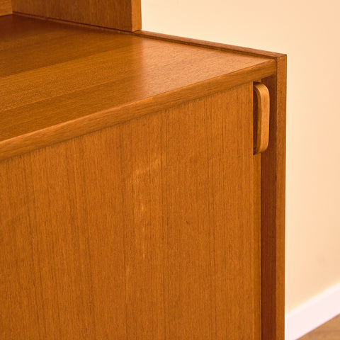 Swedish bookshelf in teak by B. Fridhagen for Bodafors