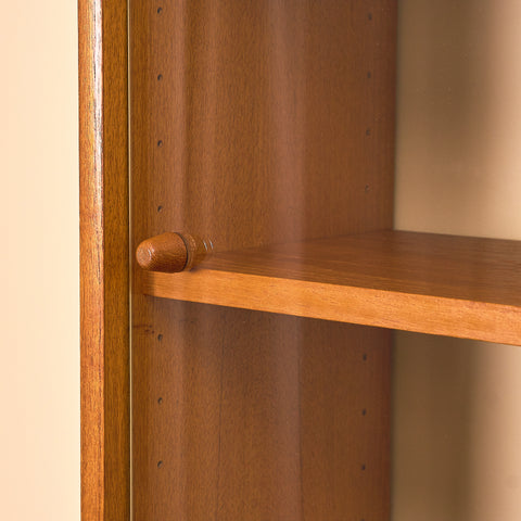 Swedish bookshelf in teak by B. Fridhagen for Bodafors