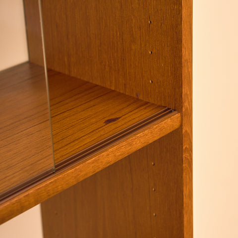 Swedish bookshelf in teak by B. Fridhagen for Bodafors