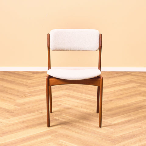 Danish dining chairs in teak, model OD49 by Erik Buch