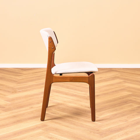 Danish dining chairs in teak, model OD49 by Erik Buch