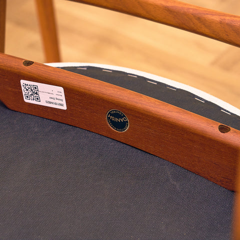 Danish dining chairs in teak, model OD49 by Erik Buch