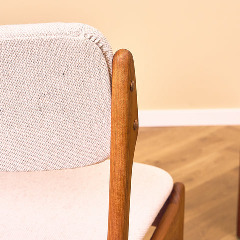 Danish dining chairs in teak, model OD49 by Erik Buch