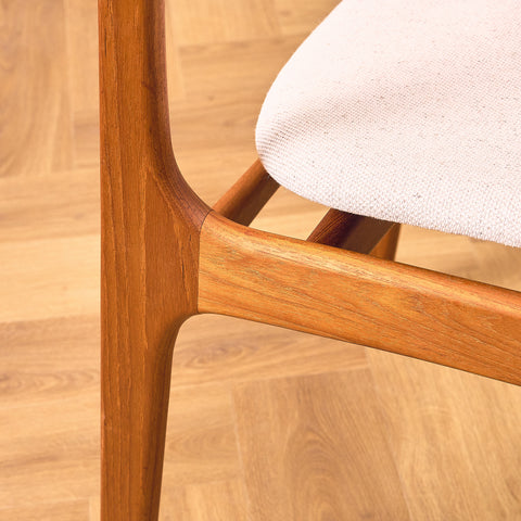 Danish dining chairs in teak, model OD49 by Erik Buch