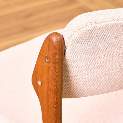 Danish dining chairs in teak, model OD49 by Erik Buch
