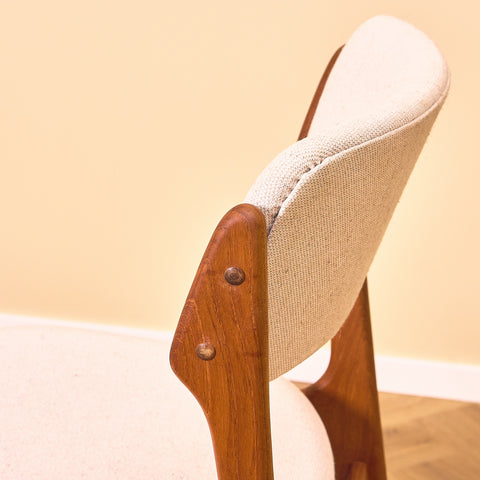 Danish dining chairs in teak, model OD49 by Erik Buch