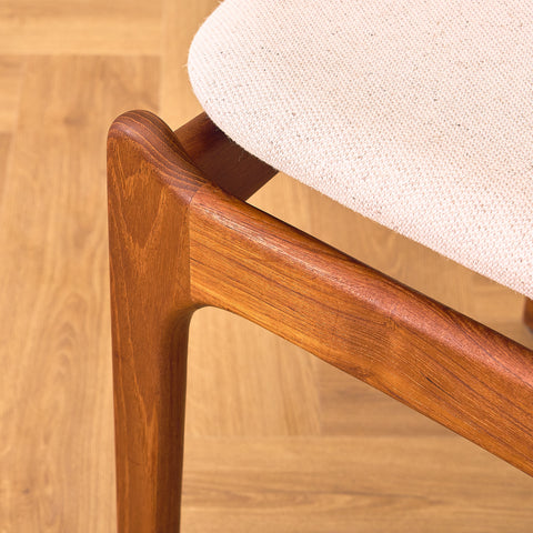 Danish dining chairs in teak, model OD49 by Erik Buch