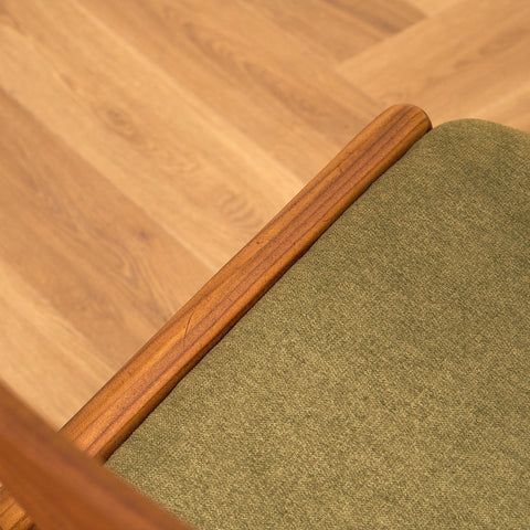 Danish dining chairs in walnut & teak