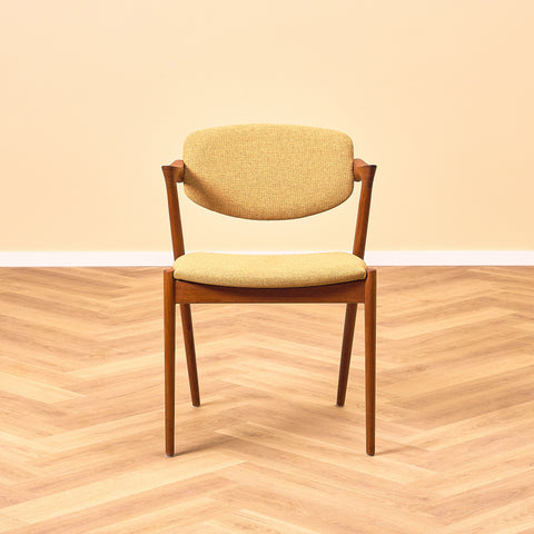 Rare set of 6 dining chairs 'model 42' by Kai Kristiansen for Andersen Møbelfabrik