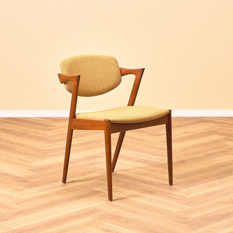 Rare set of 6 dining chairs 'model 42' by Kai Kristiansen for Andersen Møbelfabrik