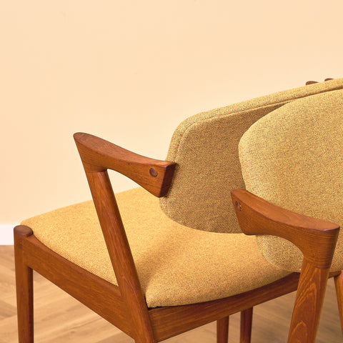 Rare set of 6 dining chairs 'model 42' by Kai Kristiansen for Andersen Møbelfabrik