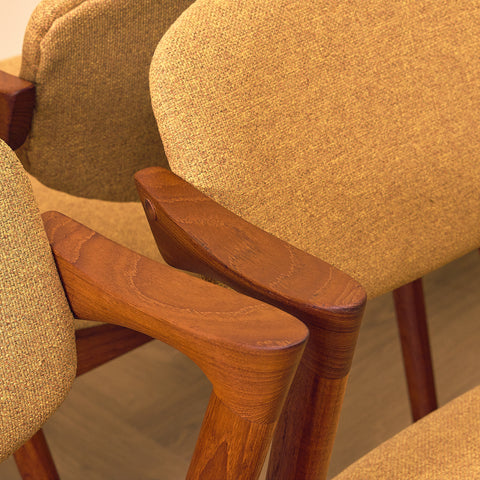 Rare set of 6 dining chairs 'model 42' by Kai Kristiansen for Andersen Møbelfabrik