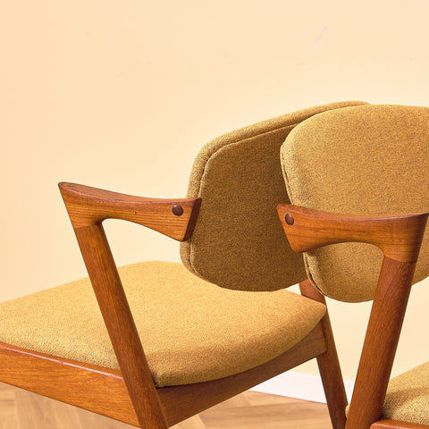 Rare set of 6 dining chairs 'model 42' by Kai Kristiansen for Andersen Møbelfabrik