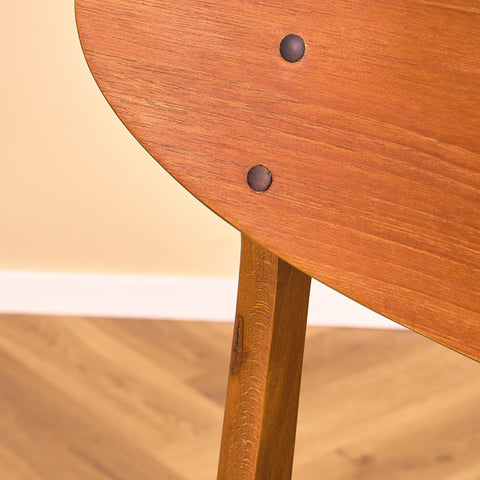 Danish dining chairs in teak and beech