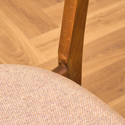 Danish dining chairs in teak and beech