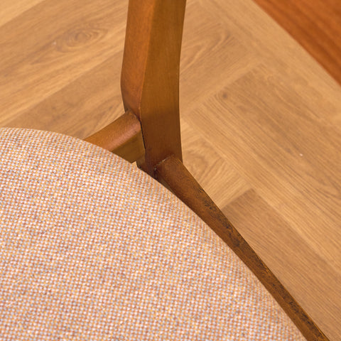 Danish dining chairs in teak and beech