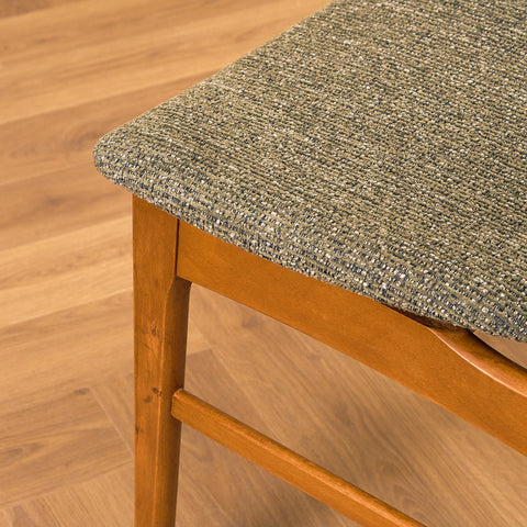 Danish dining chairs in teak and beech