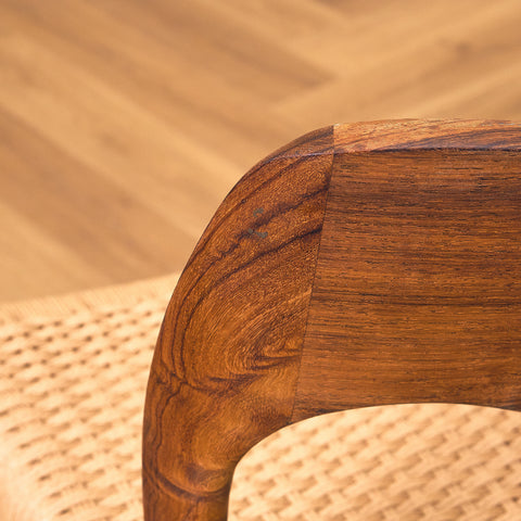Danish set of 6 dining chairs in Santos rosewood, model 71 by Niels O. Møller for JL Møbelfabrik