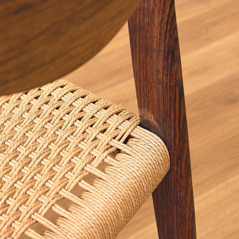 Danish set of 6 dining chairs in Santos rosewood, model 71 by Niels O. Møller for JL Møbelfabrik