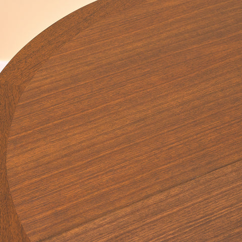 Swedish round dining table in teak by AB Linde Nilsson, Lammhult
