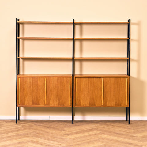 Swedish bookshelf in teak