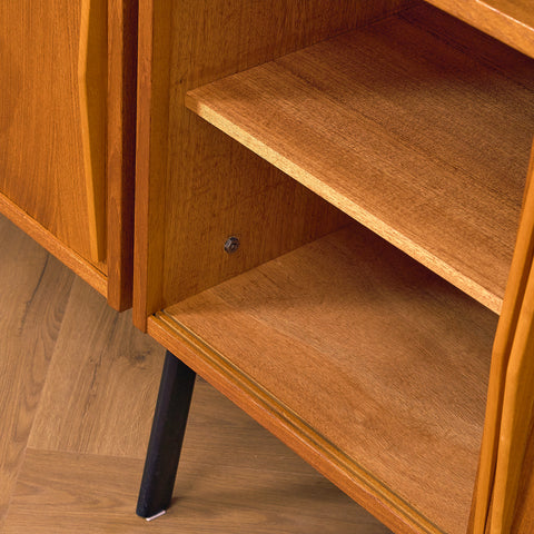 Swedish bookshelf in teak