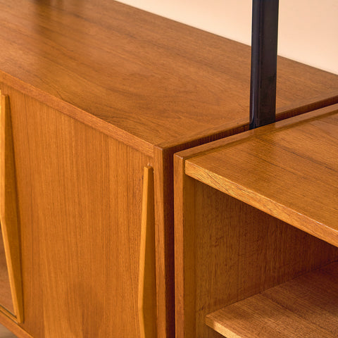 Swedish bookshelf in teak