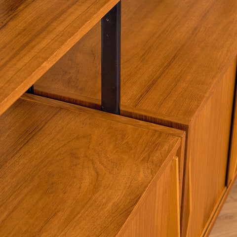Swedish bookshelf in teak