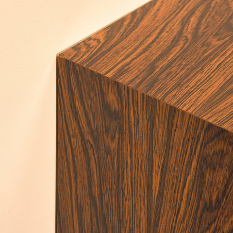 Danish bookshelf laminated in Santos rosewood