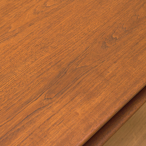 Danish coffee table in teak by Johannes Andersen, model 'Smile'
