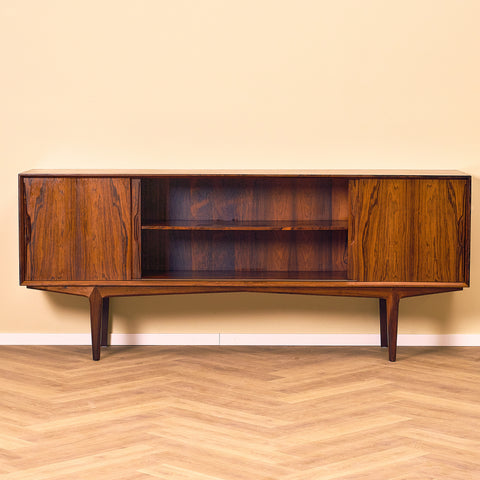 Danish sideboard in Santos rosewood by Knud Nielsen for Løssing Møbelfabrik