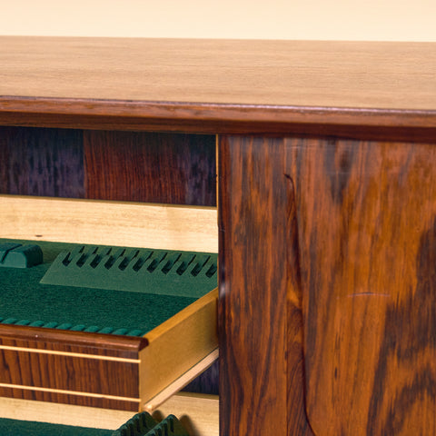 Danish sideboard in Santos rosewood by Knud Nielsen for Løssing Møbelfabrik